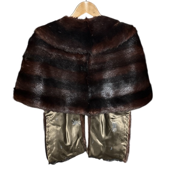 KERRYBROOKE for SEARS & ROEBUCK Vintage 1950s Mink Stole Fur Wrap - Picture 3 of 6